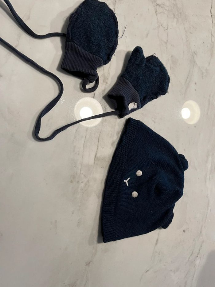 Bonnet tete ourson petit bateau