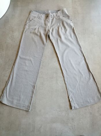 Pantalon fluide gris Taille 36 Mim