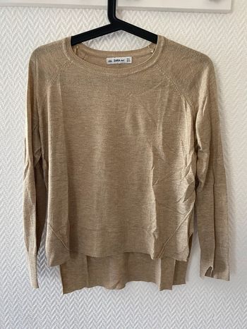 Pull léger beige Zara S