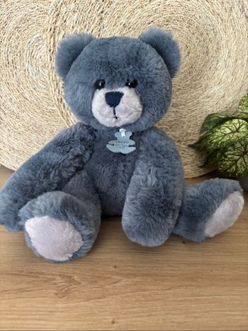 Neuf doudou ours oscar bleu jean histoire d ours