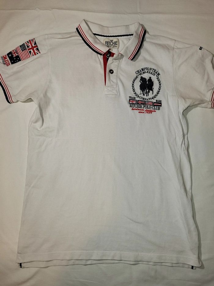 Polo manche courte blanc !