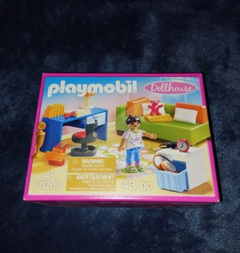 Playmobil chambre d enfant avec canapé 79209