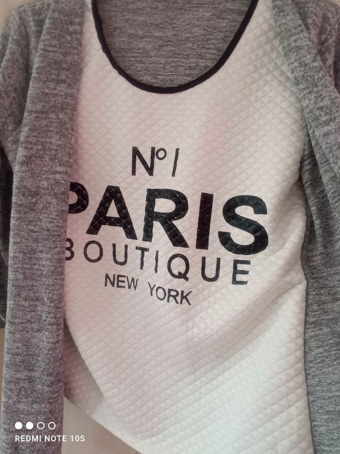 Pull femme 2 en 1 femme taille S/36 - photo numéro 3