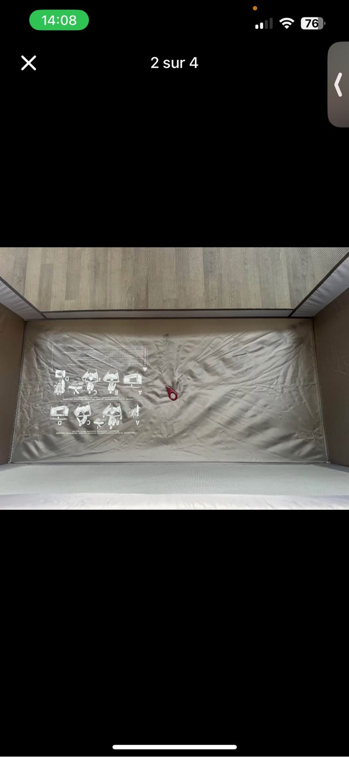 Lit parapluie avec matelas supplémentaire - photo numéro 3