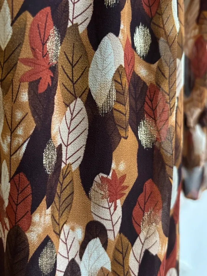 Robe portefeuille automne Flamant Rose – Taille M Stockholm - photo numéro 8