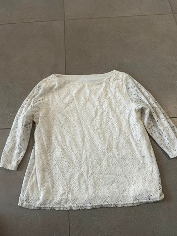 Haut blanc, très bon état, taille M