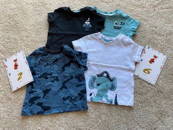 Lot de 4 t shirt manches courtes