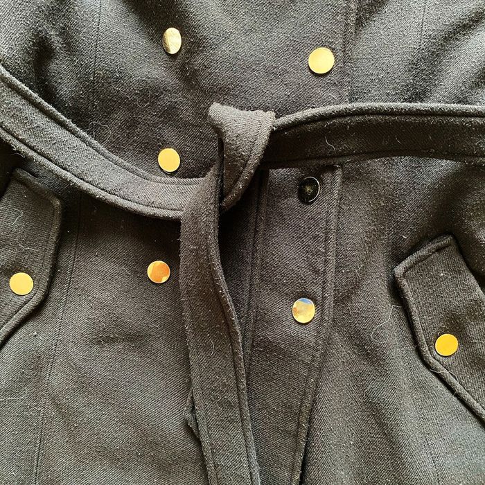 Phildar Vintage Caban Noir Style Français Slim Fit Femme Exclusive French Touch (Taille 40) - photo numéro 5