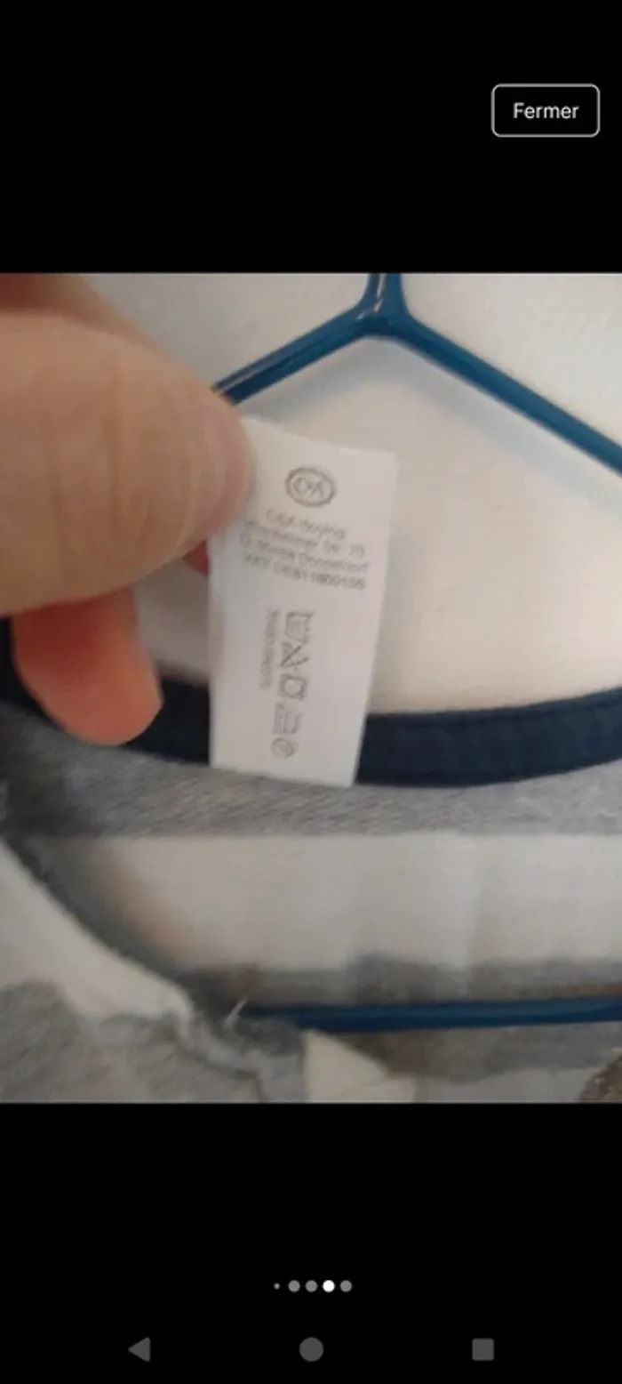 Pyjamas garçon une pièce en 100% coton - photo numéro 7