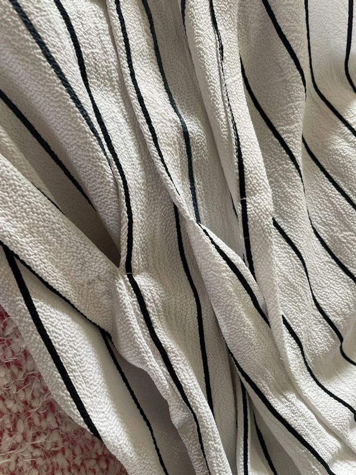 Pantalon blanc à rayures noires Tally Weijl 36 - photo numéro 6