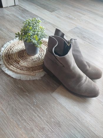 Bottines daim