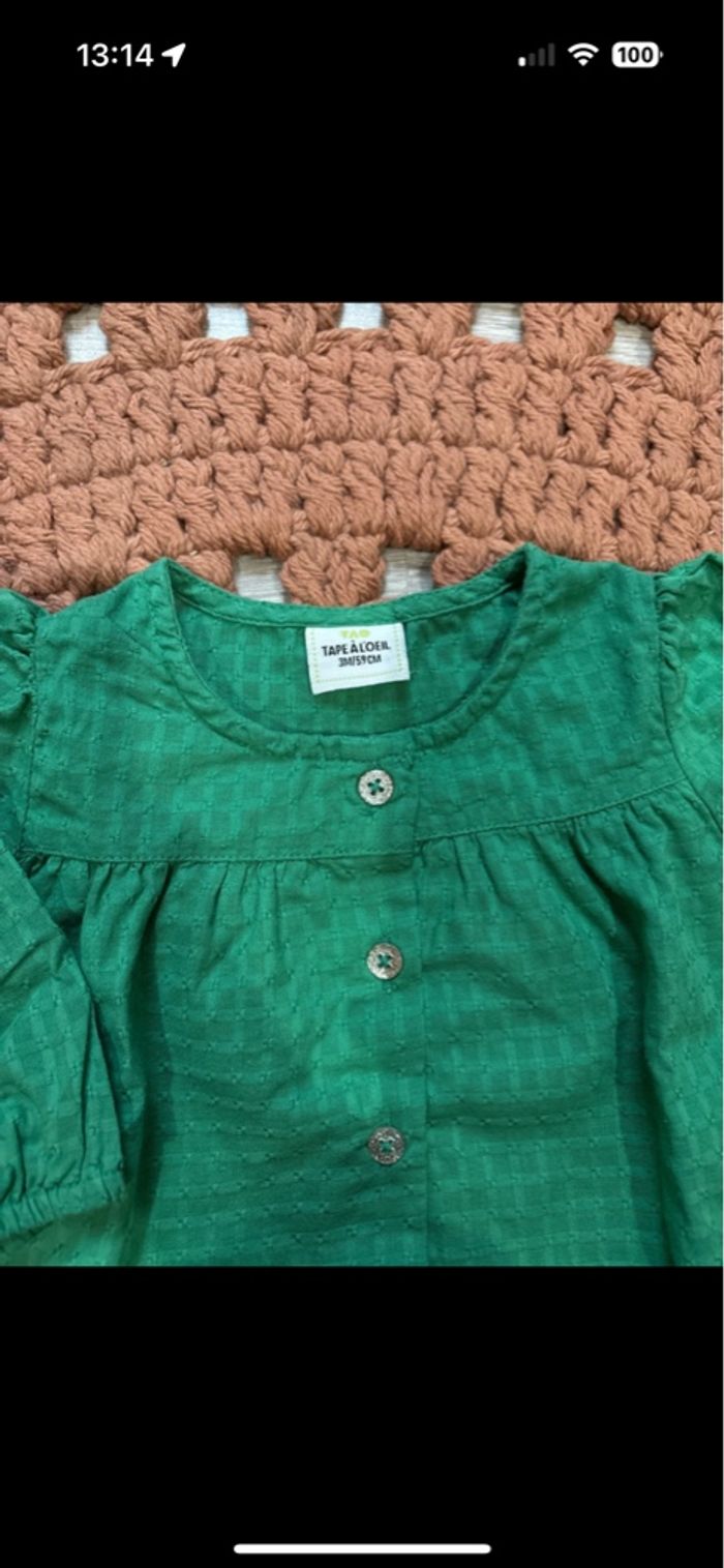 Blouse verte ☘️ - photo numéro 2