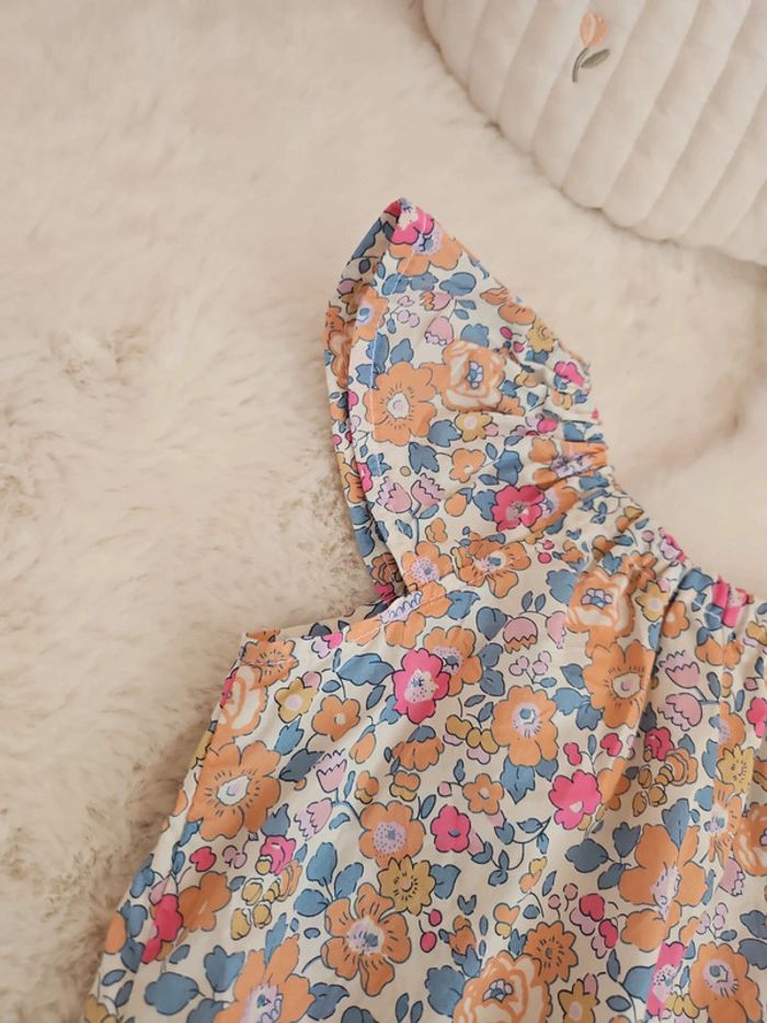 Barboteuse Liberty Betsy corail - photo numéro 4