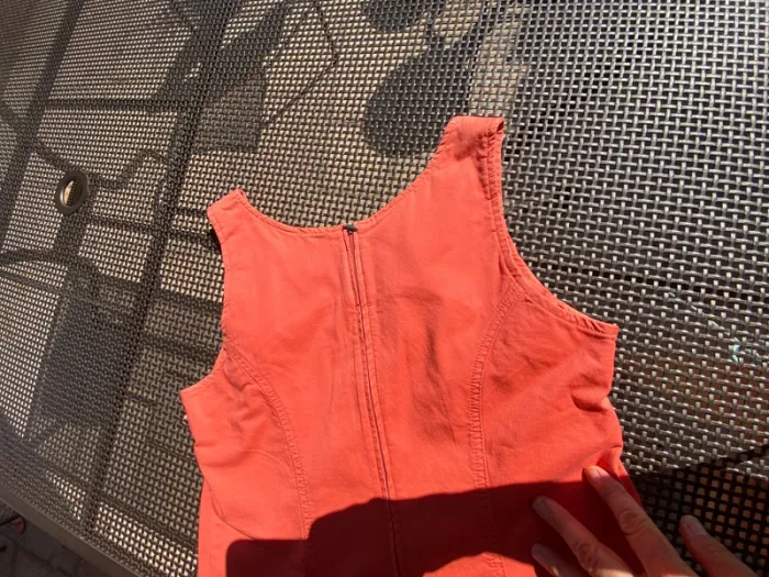 Belle, robe, TBS, orange, 40 - photo numéro 9
