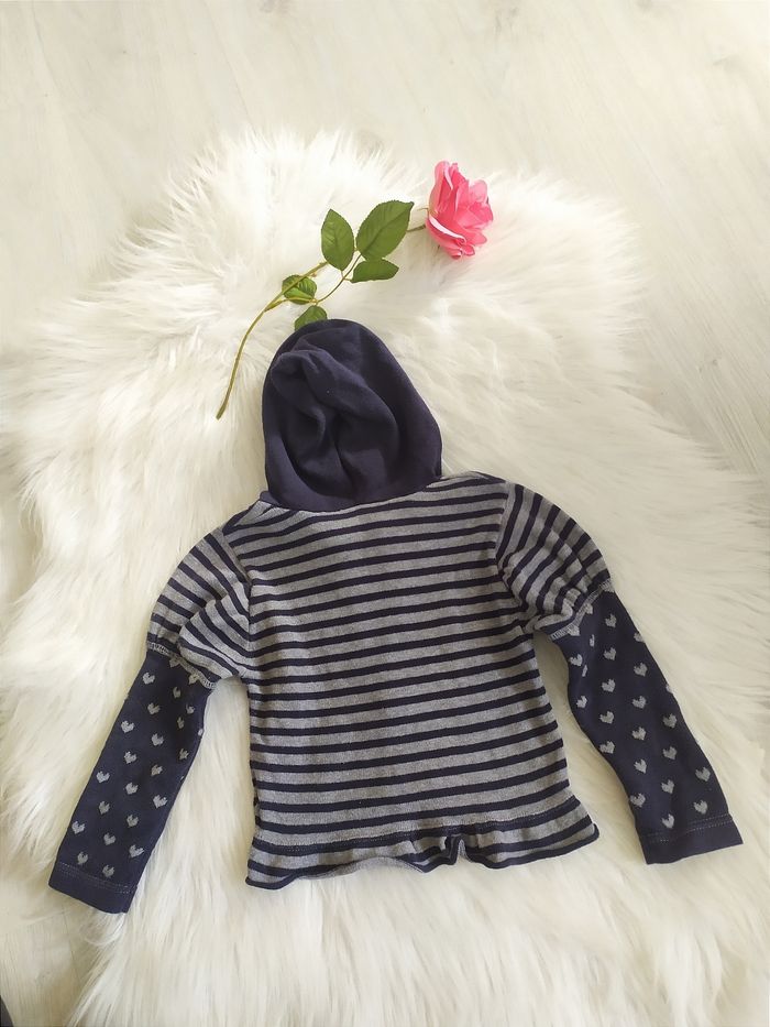 Gilet zip à capuche Orchestra 3 ans en coton - photo numéro 3