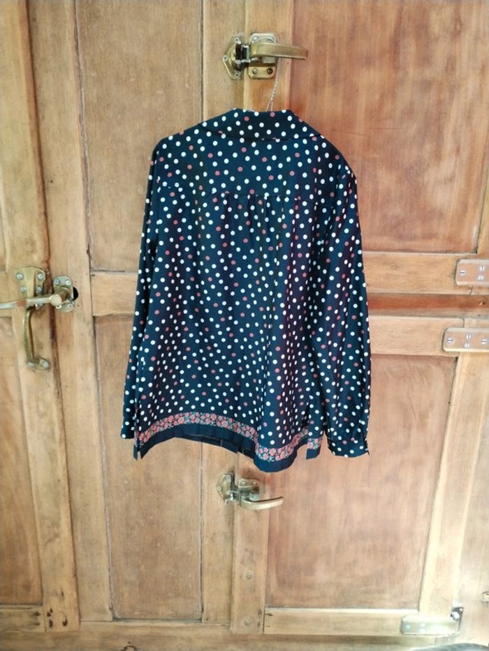 Blouse à pois vintage - photo numéro 4
