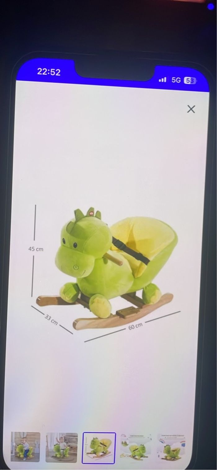 Dinosaure à bascule - photo numéro 4