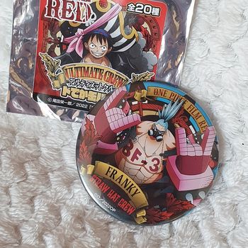 Francky one piece Button can metal Badge broche manga goodies japon japan pin