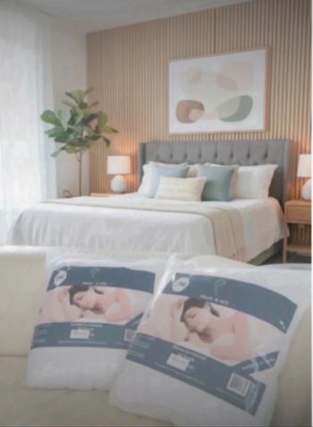 [LOT DE 2] Oreillers Passion Déco Mémoire de Forme 60x60cm NEUFS