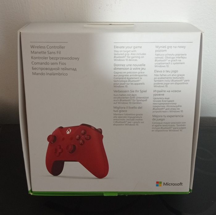 😍 manette Rouge Xbox one sx séries xs et pc en boîte - photo numéro 3
