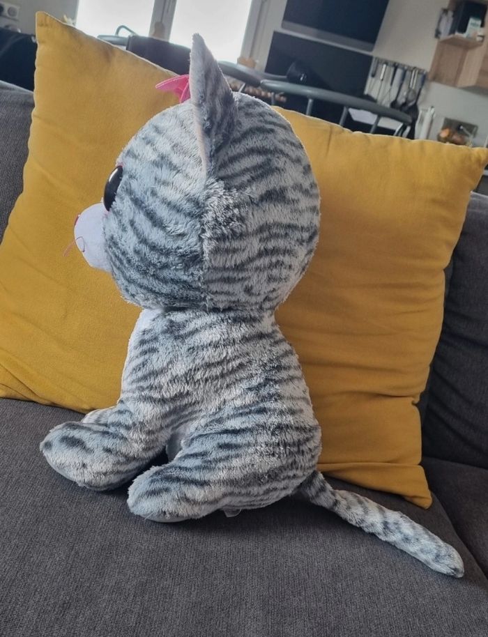 Grande peluche kiki la chatte beanie boo's 41cm - photo numéro 3
