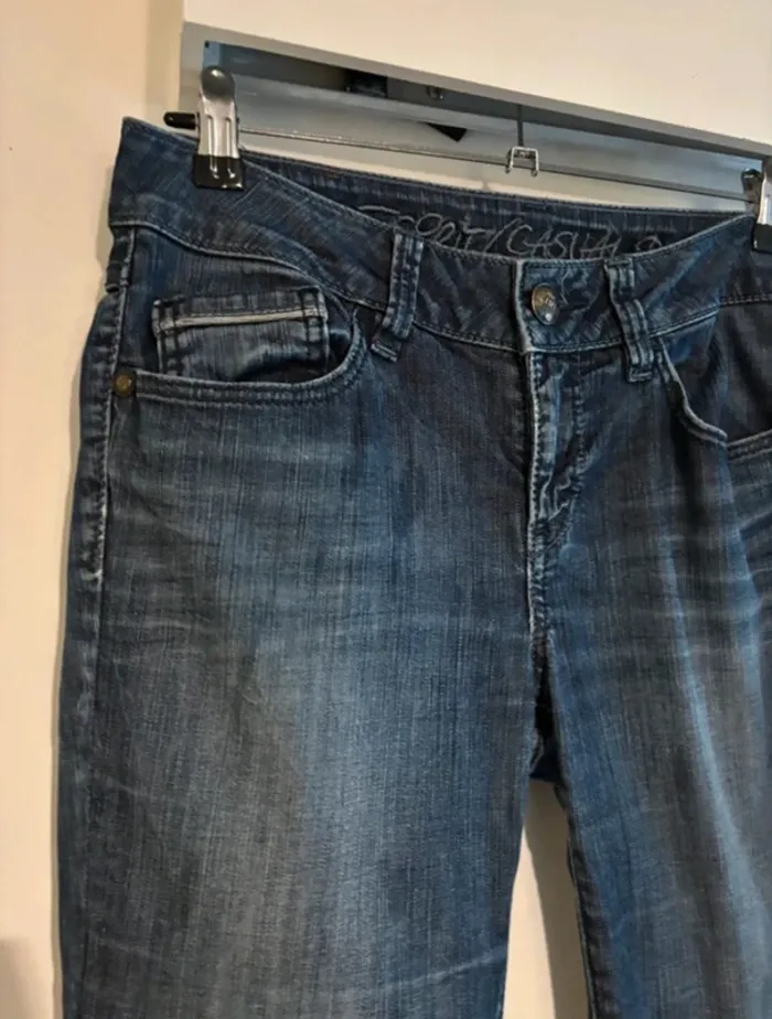 Jean Esprit Smart Straight T38 👖 Bleu Foncé - photo numéro 2