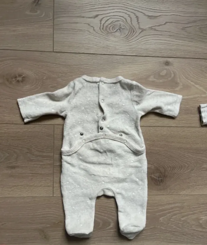Pyjama velours gemo 2 mois lot de 2 - photo numéro 4