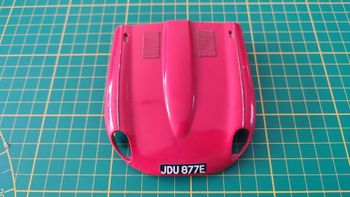 Capot avant pièce détachée miniature Bburago Burago Jaguar type E 1961 1/18 1/18e 1/18ème #D33