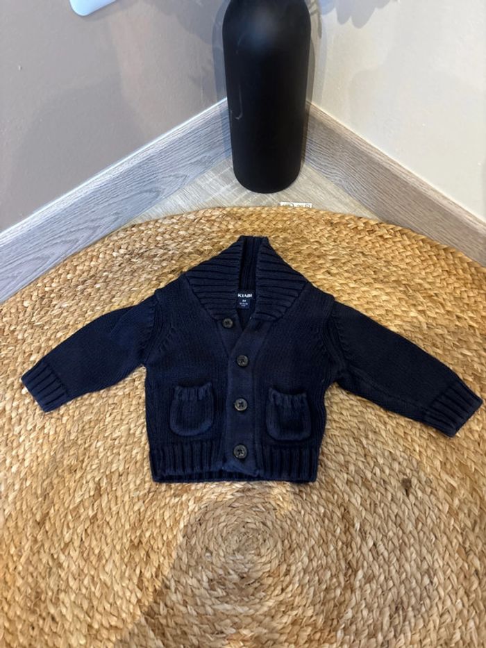 Gilet garçon bébé 1 mois Kiabi - photo numéro 2