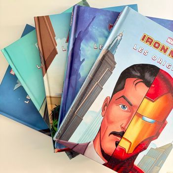 Marvel – Les Origines : Lot de 5 livres (Iron Man, Thor, Avengers, Hulk, X-Men)