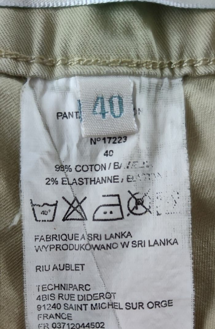 Jean marque Jacqueline Riu taille 40 vert pomme pour femme - photo numéro 10