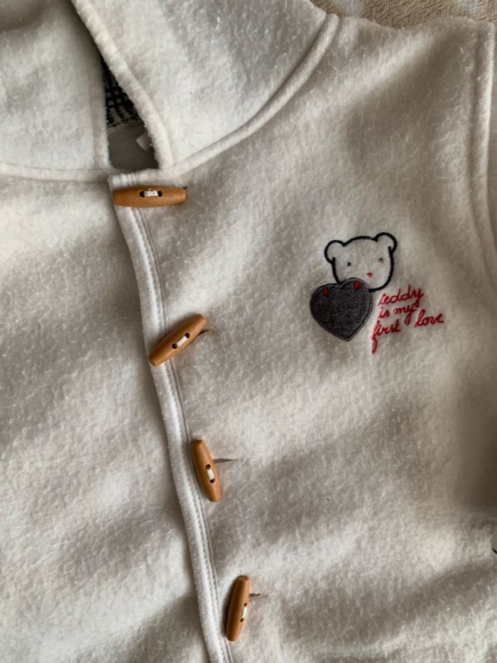 Manteau 18 mois blanc 😺 - photo numéro 3