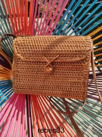 Petit Sac rotin zara