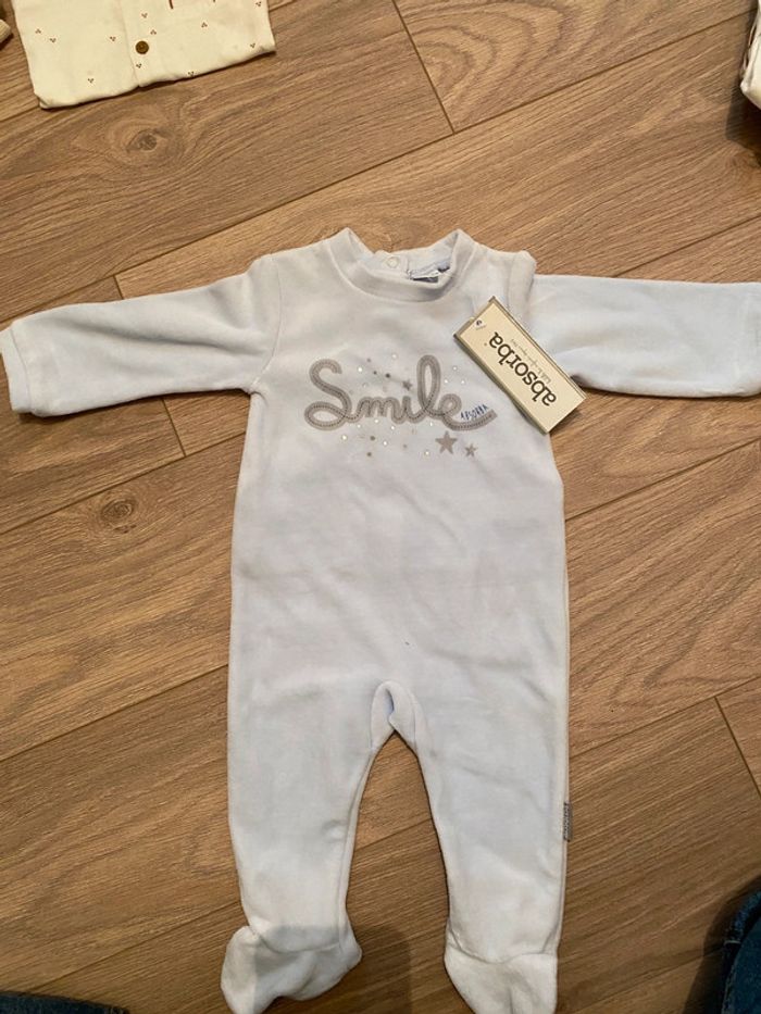 Pyjama velours Absorba 6 mois