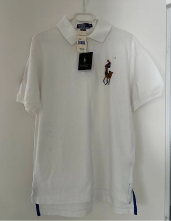 Polo Ralph Lauren Big Pony Neuf taille M Blanc