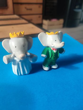 Figurines Babar Brunhoff pvc