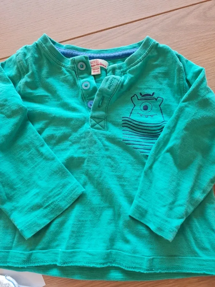 Lot de 3 tee-shirt manches longues - photo numéro 3