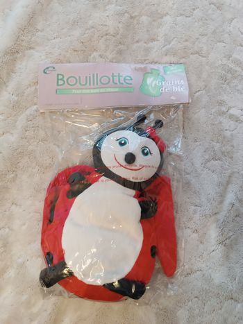 Bouillotte enfant coccinelle