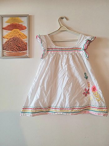 Blouse sans manche blanche et colorés "Orchestra" taille 10 ans