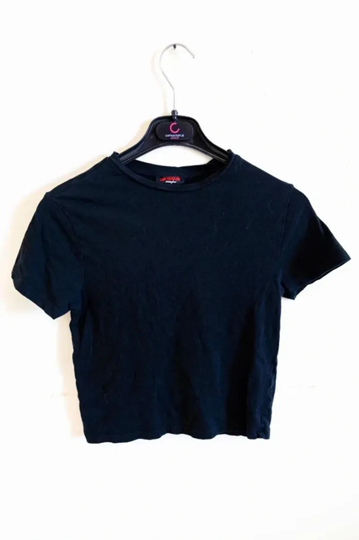 C48 t-shirt noir Jennyfer XS