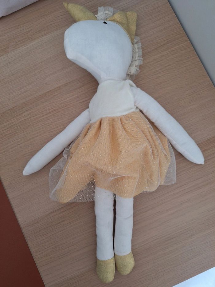 Peluche licorne neuve zeeman - photo numéro 2