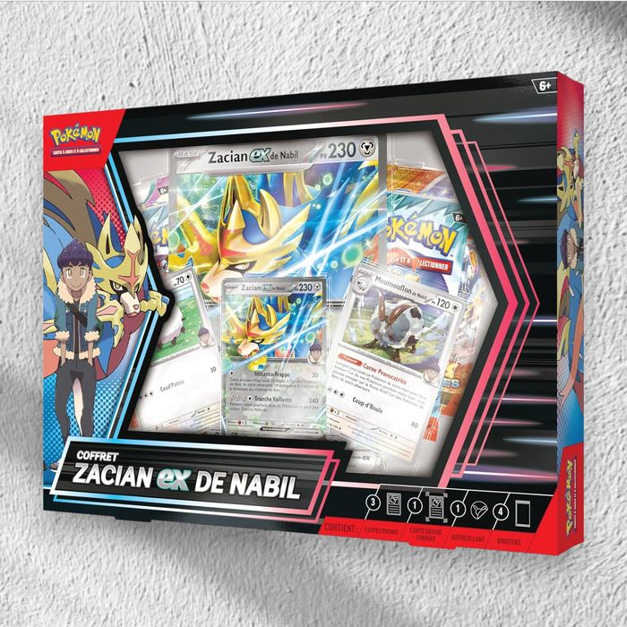Pokémon 🇫🇷 - Coffret Zacian-ex de Nabil | EV09 | Aventures Ensemble | Écarlate & Violet [Scellé] - photo numéro 2