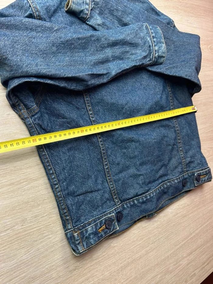 Veste en Jean Vintage Benetton Denim Bleu Brut – Taille M - photo numéro 7