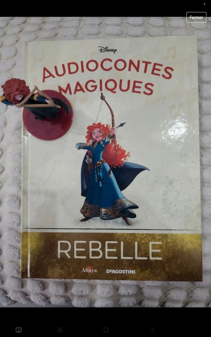 51ēme audioconte magique collection altaya deagostini livre et figurine disney audio compte