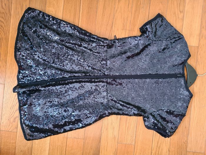 Robe Ikks en strass bleu foncé - photo numéro 1