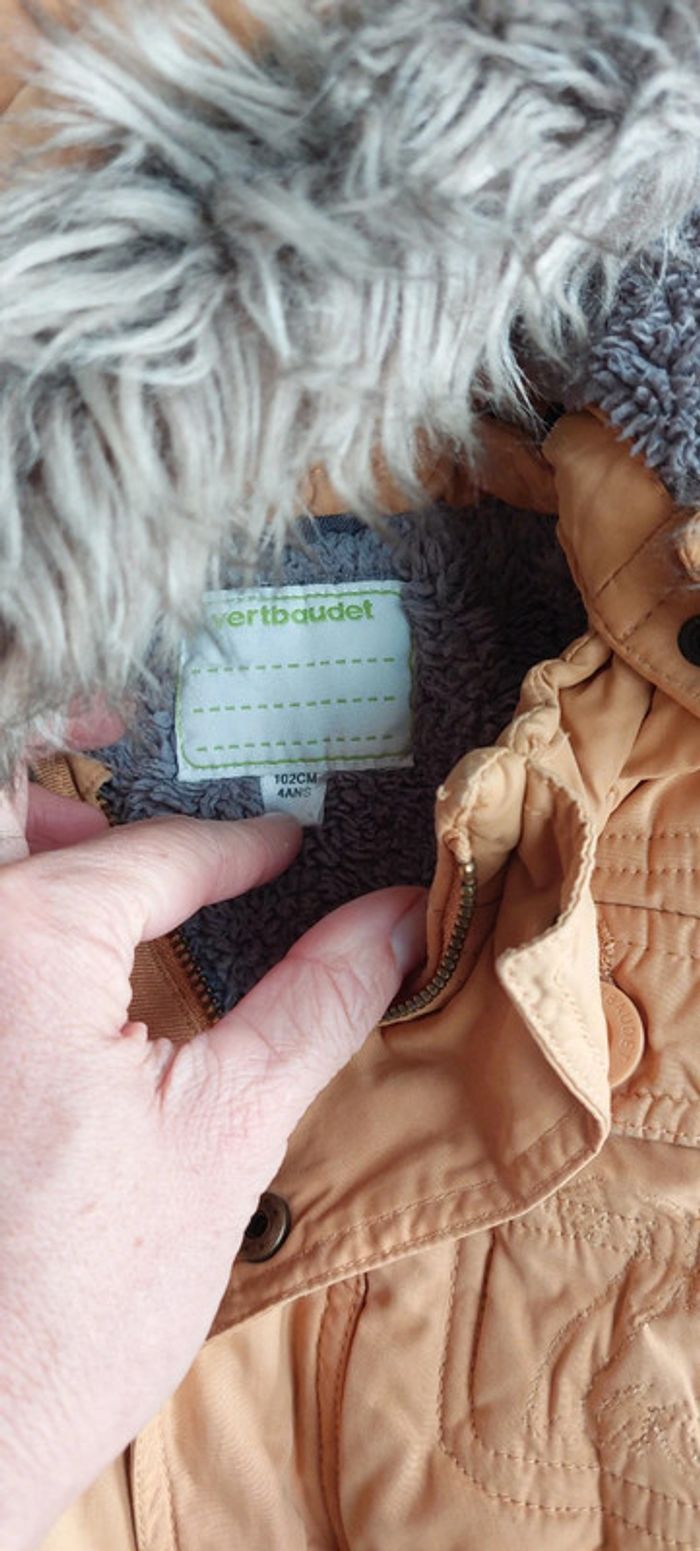 Blouson manteau chaud doudoune hiver 4 ans - photo numéro 3