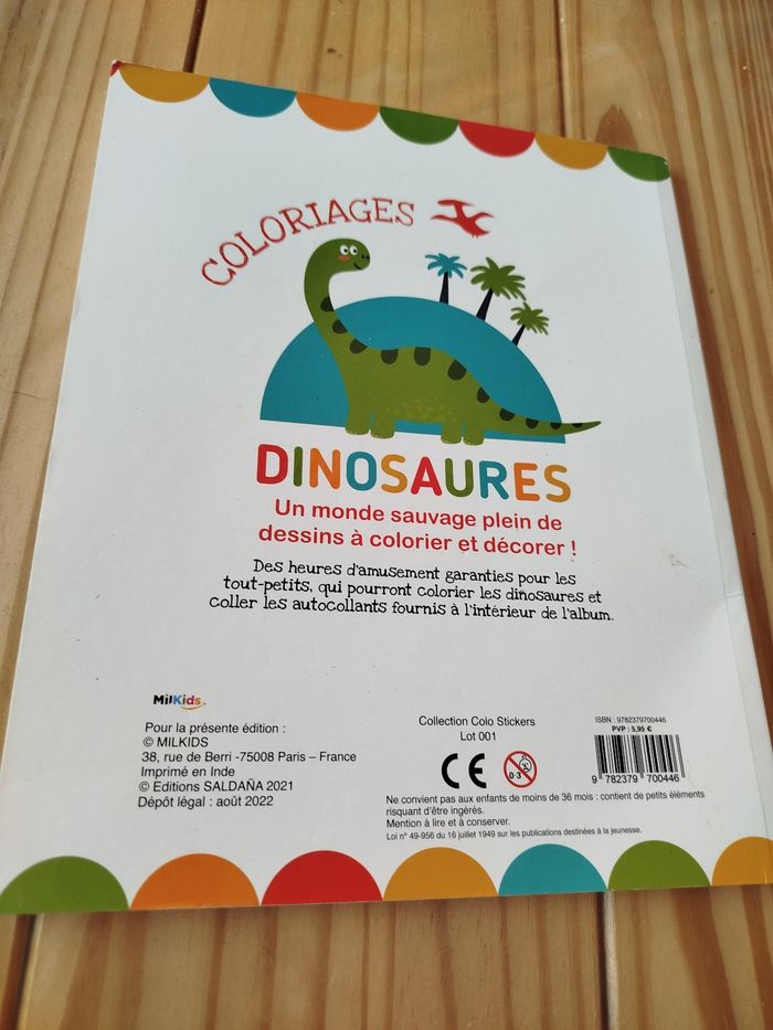 Coloriage dinosaures - photo numéro 2