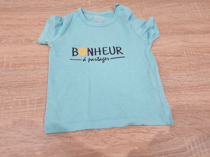 Lot t-shirt garçon 6mois - photo numéro 2