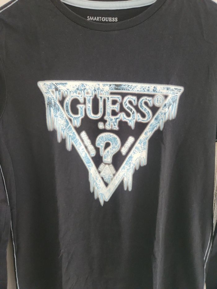 Tee-shirt manches longues noir 16 ans - photo numéro 2