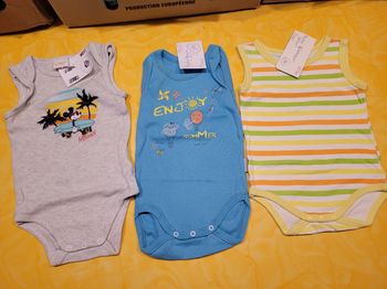 Bodies garçon manches longues 9 mois 